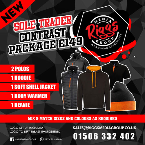 BEST SELLER - Sole Trader Contrast Package £149