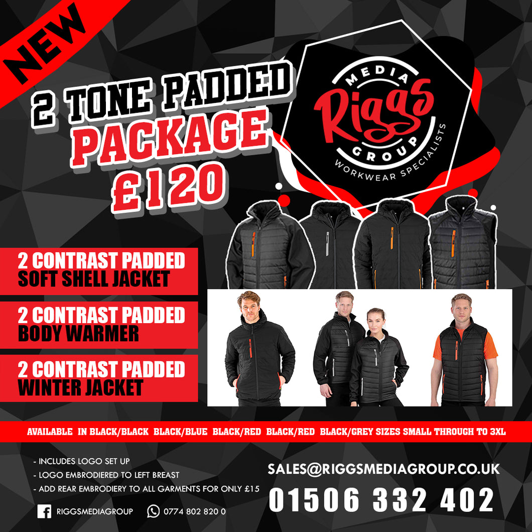 Contrast Outdoor Padded Package £120