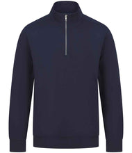 Load image into Gallery viewer, 3 Henbury Unisex Sustainable 1/4 Zip Sweatshirts £82