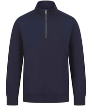 Load image into Gallery viewer, 3 Henbury Unisex Sustainable 1/4 Zip Sweatshirts £82