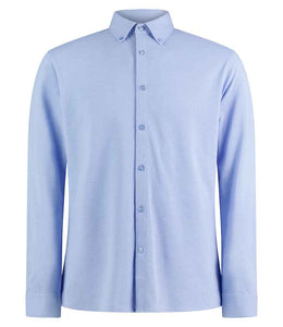 KK143 Kustom Kit Long Sleeve Superwash® 60°C Piqué Shirt