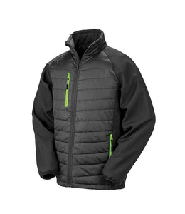 RS237 Contrast Padded Soft Shell Jacket