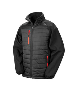 RS237 Contrast Padded Soft Shell Jacket