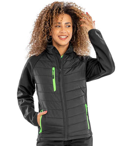 RS237 Contrast Padded Soft Shell Jacket