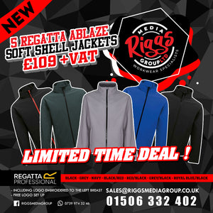 5 Regatta Ablaze Soft Shell Jackets £109