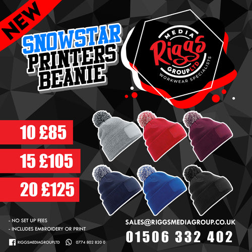 SNOWSTAR PRINTER BEANIE PACKAGE