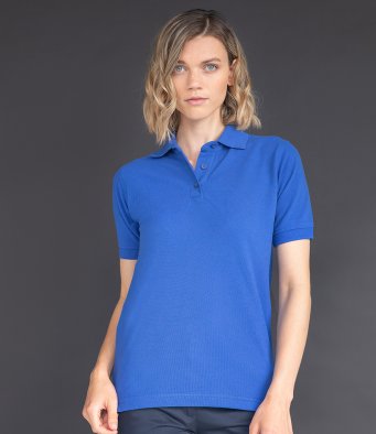 H401 Henbury Ladies Poly/Cotton Piqué Polo Shirt