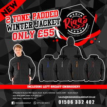 Load image into Gallery viewer, 2 Tone Padded Winter Jacket