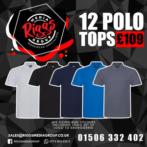 12 Polos £109