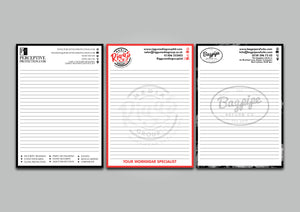 A5 BRANDED NOTEPADS