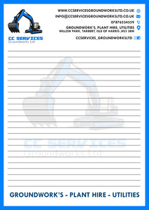 A4 Branded Notepads
